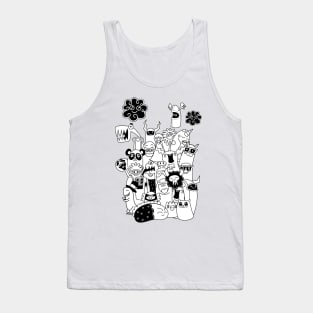 funny cool monsters Tank Top